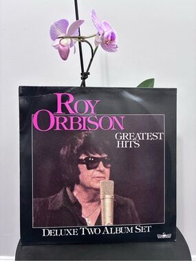 Roy Orbison Greatest Hits Deluxe Two Album Set - Black & Pink Cover